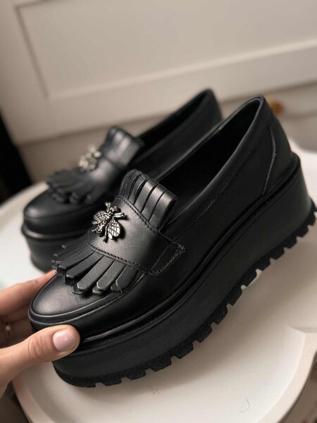 Mocasini dama din piele naturala