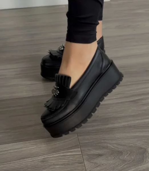 Mocasini dama din piele naturala